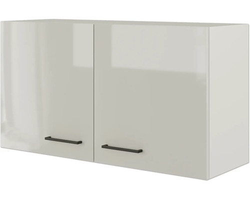 Meuble haut de cuisine avec deux portes et poignées