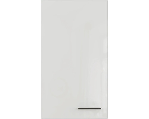 Armoire suspendue Flex Well Lund lxpxh 50x32x89 cm couleur de façade gris clair brillant tirant réversible (peut être monté à gauche ou à droite)