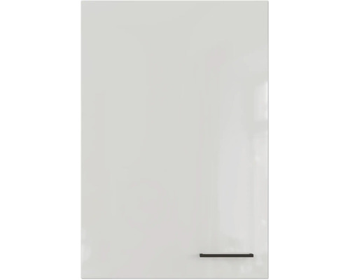 Armoire suspendue Flex Well Lund lxpxh 60x32x89 cm couleur de façade gris clair brillant tirant réversible (peut être monté à gauche ou à droite)