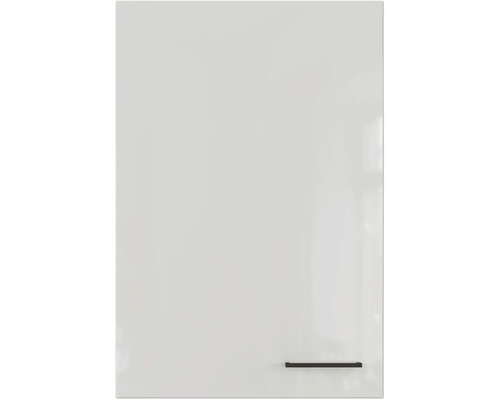 Hängeschrank Flex Well Lund BxTxH 60x32x89 cm Front lichtgrau glänzend - Korpus rauchgrau