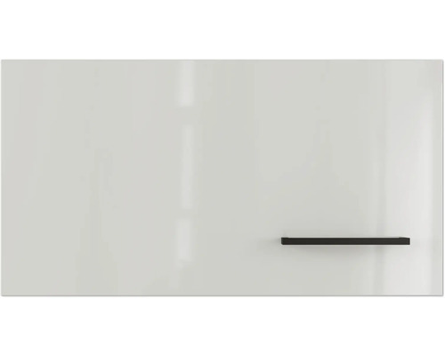 Armoire suspendue Flex Well Lund lxpxh 60x32x32 cm couleur de façade gris clair brillant tirant réversible (peut être monté à gauche ou à droite)