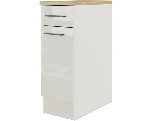 Armoire avec deux tiroirs et plan de travail