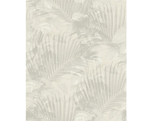 Vliestapete 600148 Schöner Wohnen Dschungel grün grau Tapete mit Palmenblattmuster