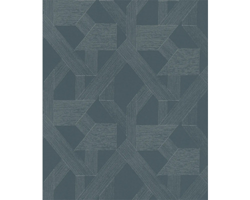 Vliestapete 600414 Schöner Wohnen Linien blau Tapete mit grafischem Muster und linearen Strukturen