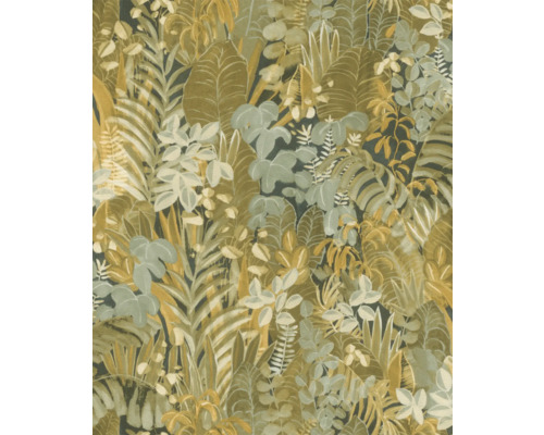 Tapete mit Dschungelmotiv mit Blättern