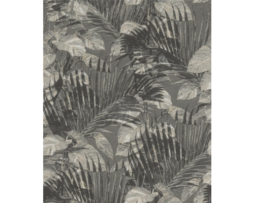 Papier peint avec motif de feuilles