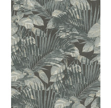 Tapete mit tropischem Pflanzenmuster