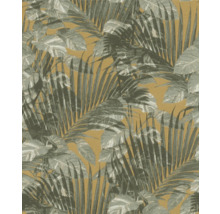 Tapete mit tropischem Blättermotiv