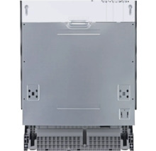 Vue arrière d''un lave-vaisselle montrant les détails des connexions et de l''installation