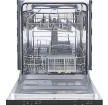 Lave-vaisselle ouvert avec paniers