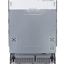 Vue arrière d''un lave-vaisselle destiné à être installé dans une cuisine.