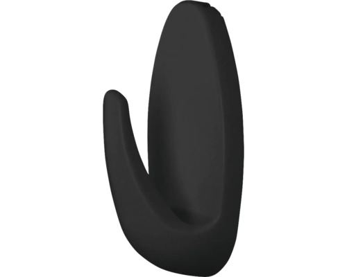 Crochet adhésif noir pour montage mural