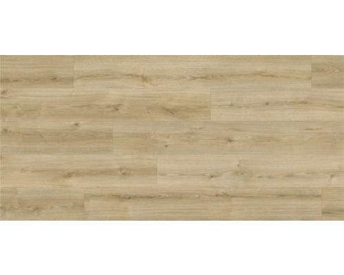 Planches de sol en vinyle clair avec structure en bois