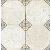 Carreaux de sol avec motif de carreaux décoratifs