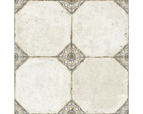 Carreaux de sol avec motif de carreaux décoratifs
