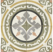 Carreaux de sol décoratifs avec motif floral pour l''intérieur