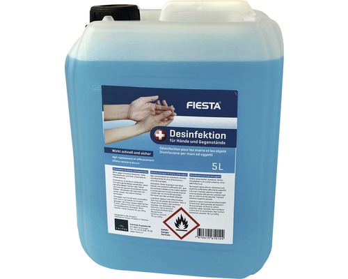 Fiesta Desinfektionsmittel für Hände und Gegenstände 5 l-0