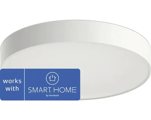 Plafonnier Philips Hue LED 33,5W blanc - Compatible avec SMART HOME by hornbach