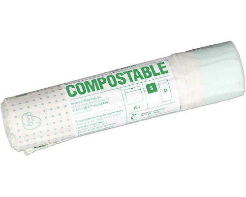 Sac poubelle compostable Blanco S 6-8 litres