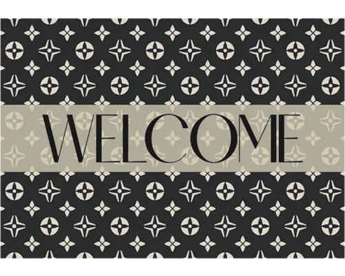 Tapis anti-salissures impression Stars welcome 40x60 cm