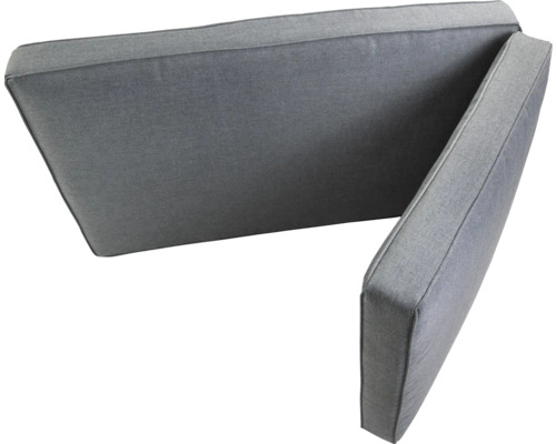 Coussins d''assise gris pour mobilier de jardin