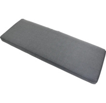 Graues Bankkissen für den Aussenbereich