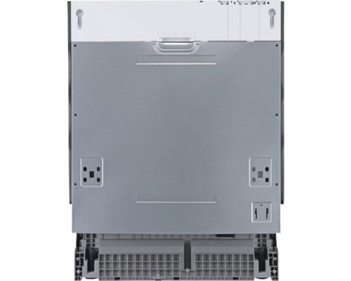 Vue arrière d''un lave-vaisselle avec détails d''installation