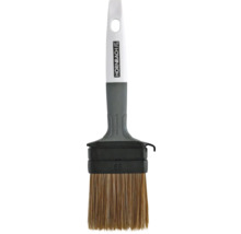 Pinceau plat avec manche en plastique et soies naturelles