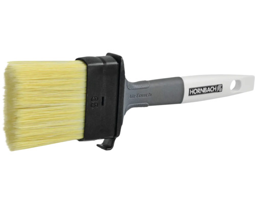 Flächenstreicher mit Kunststoffborsten und grau-weissem Griff