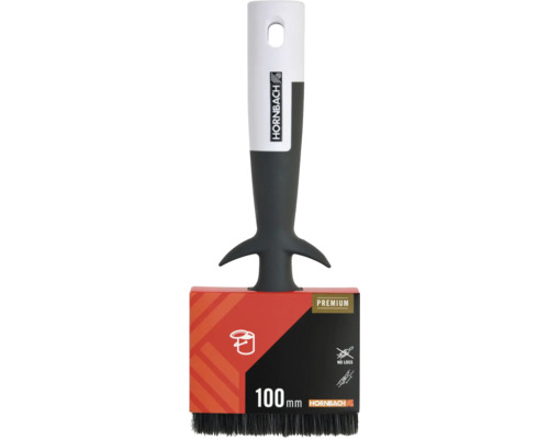 Pinceau plat d''une largeur de 100 mm, adapté aux peintures et vernis