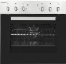 Four encastrable Exquisit avec boutons de commande et espace de cuisson