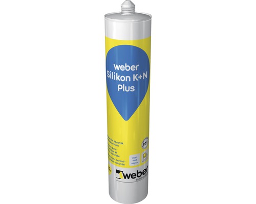 Silicone weber K+N gris platine 310 ml