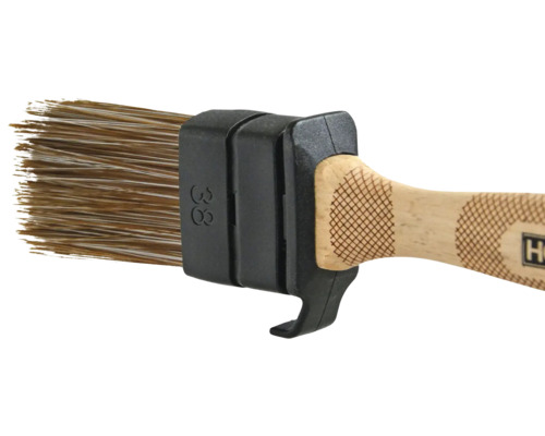 Pinceau plat avec manche en bois