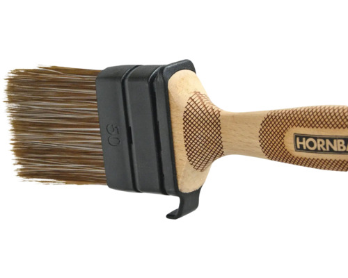 Flächenstreicher mit Holzgriff und Borsten, Breite 50 Millimeter