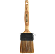 Pinceau plat avec manche en bois et logo Hornbach