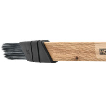 Pinceau à vernis avec manche en bois et poils, largeur 25 millimètres