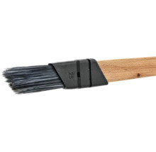 Pinceau pour radiateur avec manche en bois et poils, taille 25