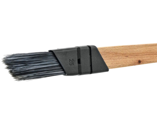 Pinceau pour radiateur avec manche en bois et poils, taille 25