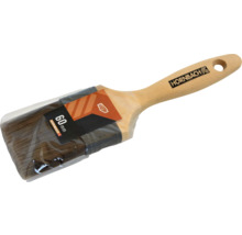 Pinceau plat, 60 mm, avec manche en bois