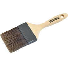 Pinceau avec manche en bois et poils, taille 80