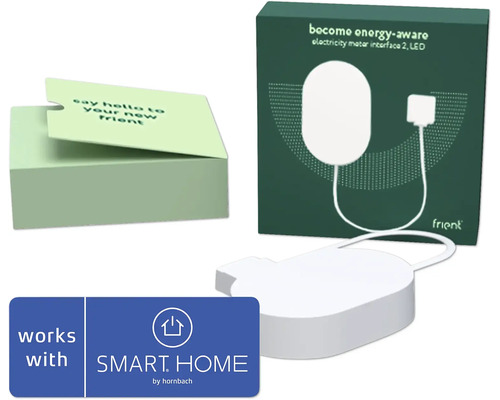 Frient Stromzählerschnittstelle mit LED und Smart Home by Hornbach Zeichen