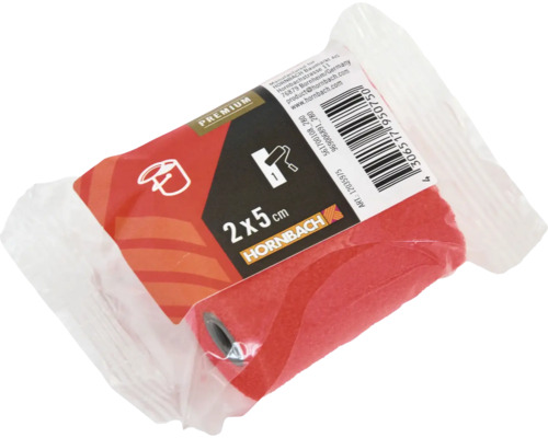 Rouleau de peinture Hornbach, deux sur cinq centimètres, dans un emballage transparent