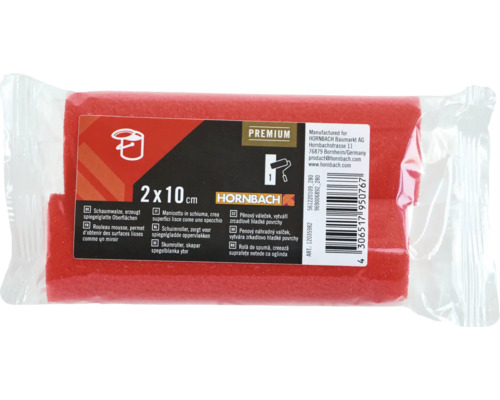 Deux rouleaux en mousse de 2 x 10 cm dans un emballage transparent