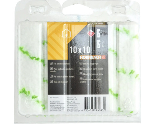 Jeu de rouleaux de peinture 10 x 10 centimètres pour peintures murales