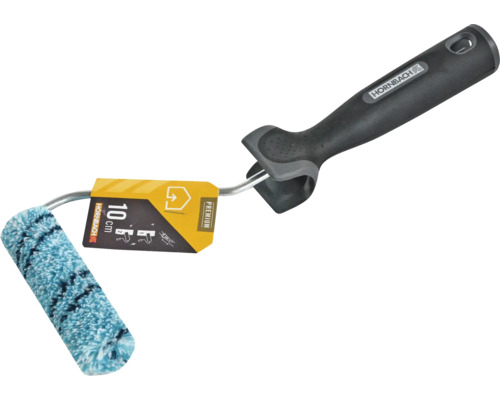 Farbwalze mit einer Breite von 10 cm und einem Griff der Marke Hornbach