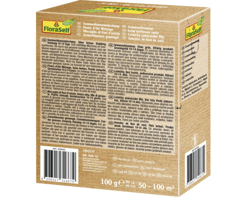 FloraSelf Mélange de fleurs d''été, emballage