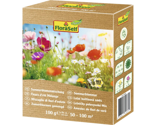 Sommerblumenmischung FloraSelf Nature max. 100 m²