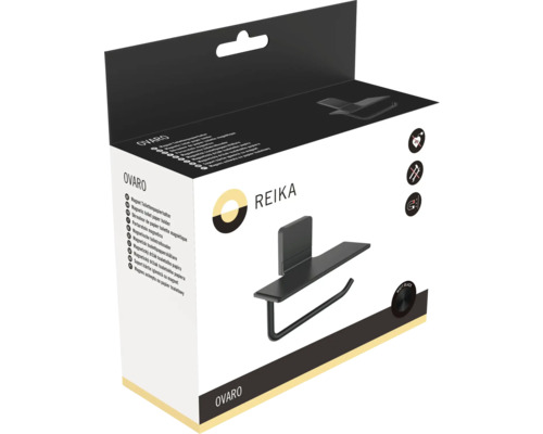 Emballage d''un support de papier toilette magnétique avec étagère