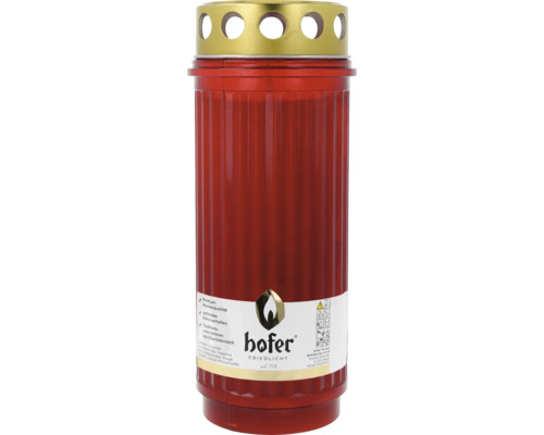 Grabkerze mit goldenem Deckel