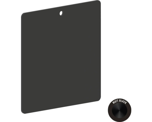 Plaque rectangulaire avec trou de suspension